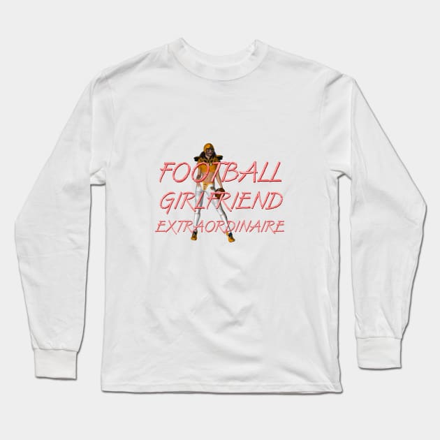 Football Girlfriend Long Sleeve T-Shirt by teepossible